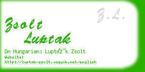 zsolt luptak business card